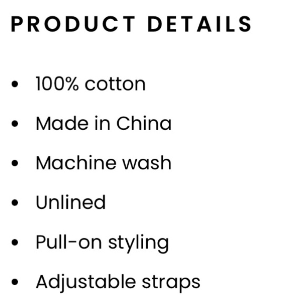 BOBI NWOT SPAGHETTI STRAP HANDKERCHIEF CAMI DRESS -  (S) - Picture 6 of 7